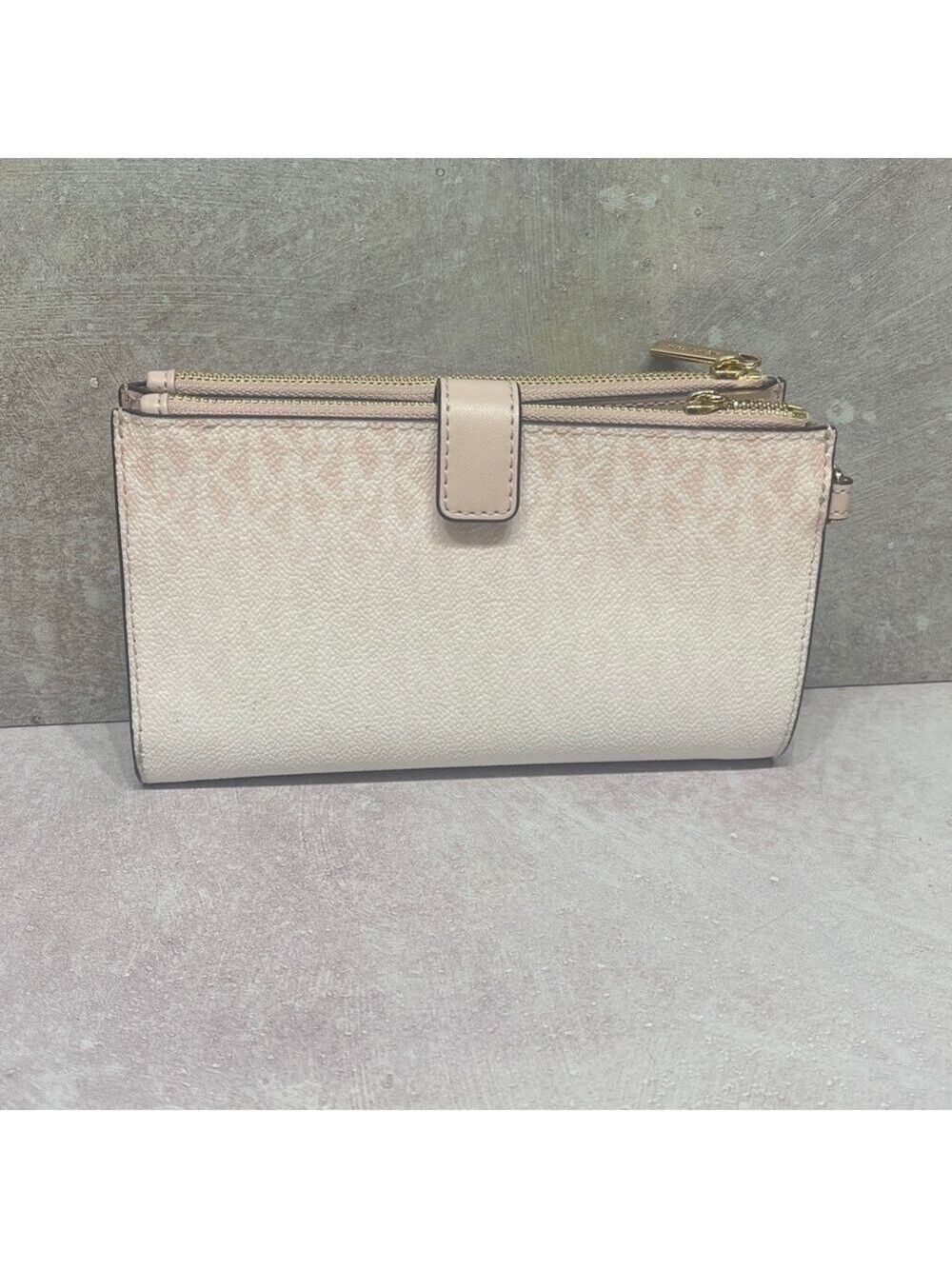 Michael Kors Mirella Small Tote & Matching Wallet Blush Pink Ombre - Picture 8 of 9